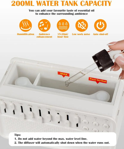 NightBlume 4 in 1 White Noise Humidifier